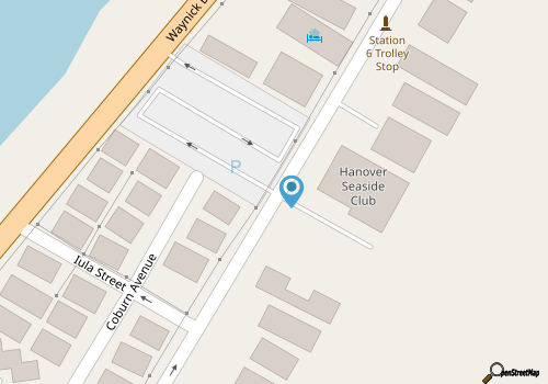 Sandpeddler Suite 101 W/ King Bed map location