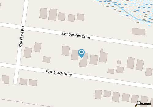 Beach Joy: Bright, Ocean View Home Close to Beach, Splash Pad map location