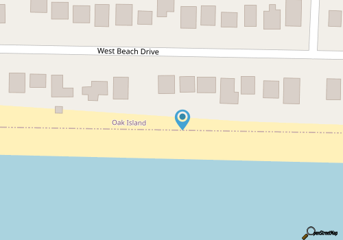 4-bedroom house with room for 2 families in peaceful Oak Island with WiFi, AC map location