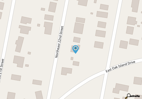 Oak Island Cottage: Minutes to Long Beach! map location