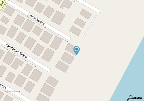 Charming beachfront bungalow in Wrightsville Beach map location