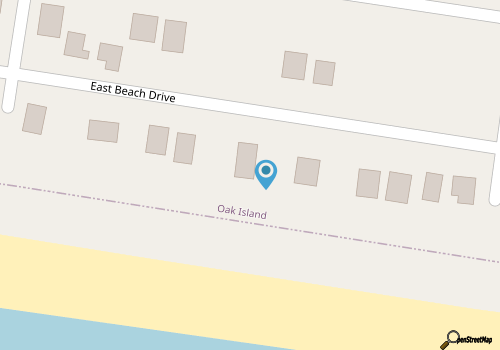 Smart Pelican: Dog-Friendly Oceanfront Cottage with Modern Kitchen map location