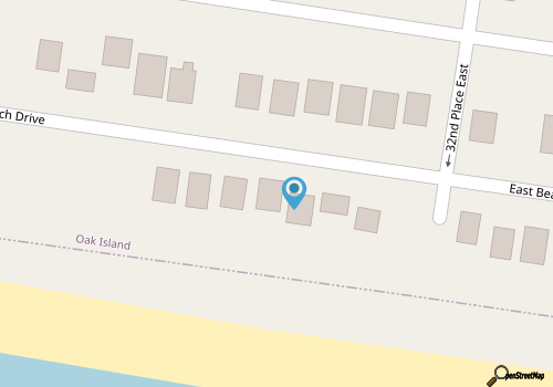 4 BR 2 BA OCEANFRONT COTTAGE - Summer Special! FREE Linens with Weekly Rental map location