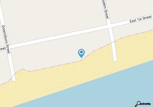 Cottage on the beach, pet friendly! map location