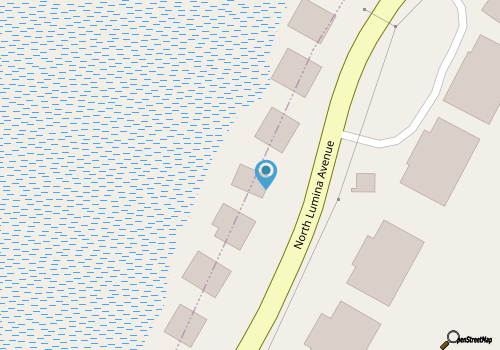 Wrightsville Dunes B-3A - Oceanfront condo with community pool, tennis, beach map location