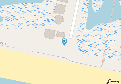 Turtle Soup: Oceanfront home in East Beach with plenty of ocean leading windows map location