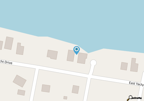 Blue Fish Shack: Dog-Friendly Waterway Home with Private Boat Dock map location