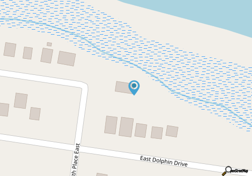 302 37th Place E-Private, Dock on Canal w/Kayaks-3 BR/2 BA Home-Sleeps 8 map location