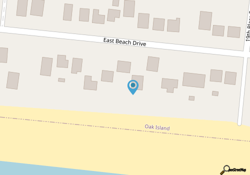 Nautical Themed Home with Ocean Views, Near Beach & Pier. Sweet EmOcean map location