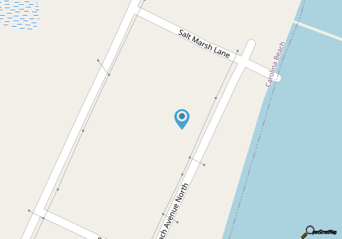Dreamy oceanfront escape near the pier with close beach access map location
