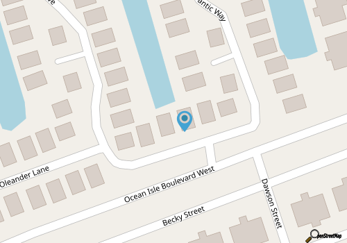 Island Park-West End of OIB map location