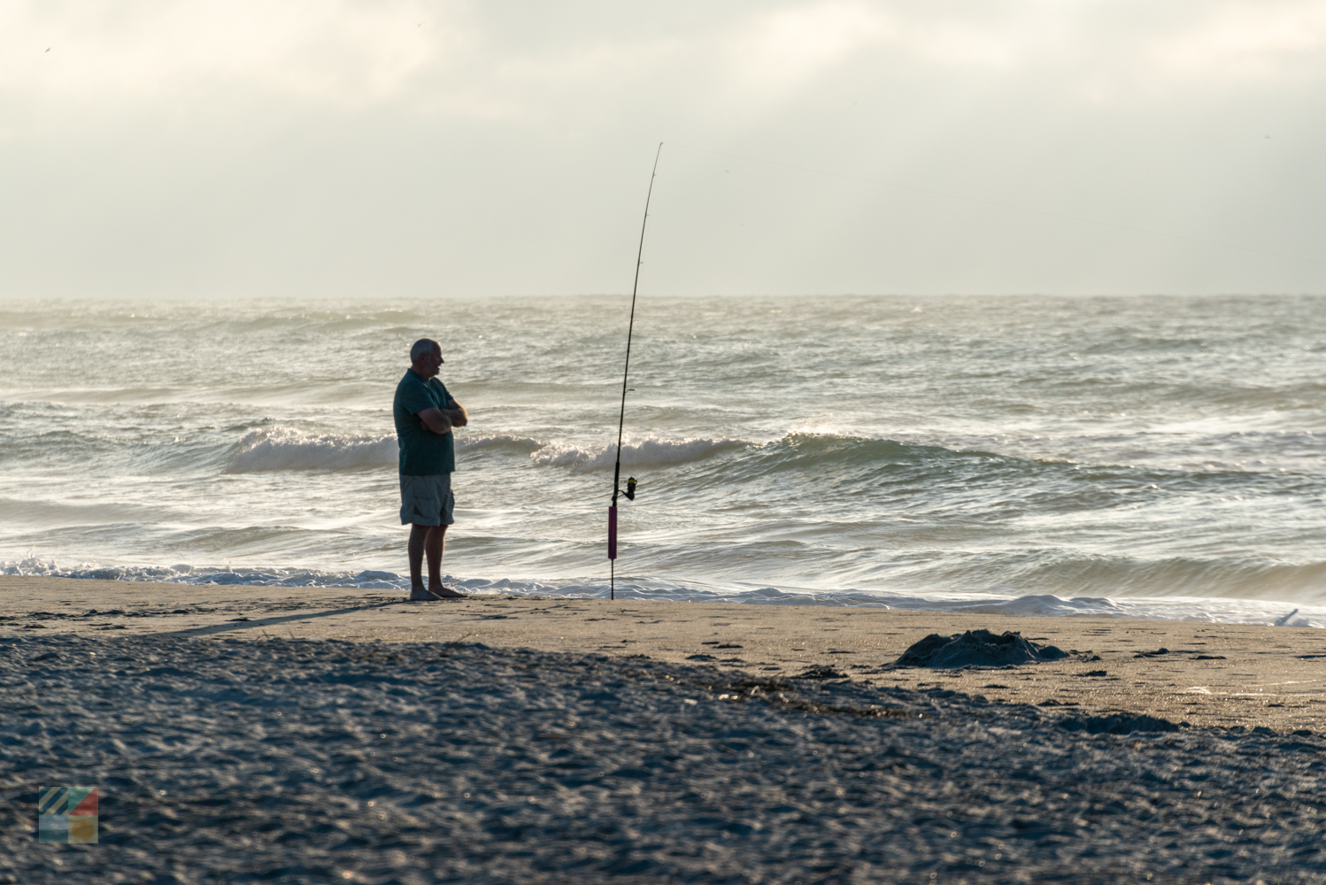 Fishing the surf in Wrightsville Beach