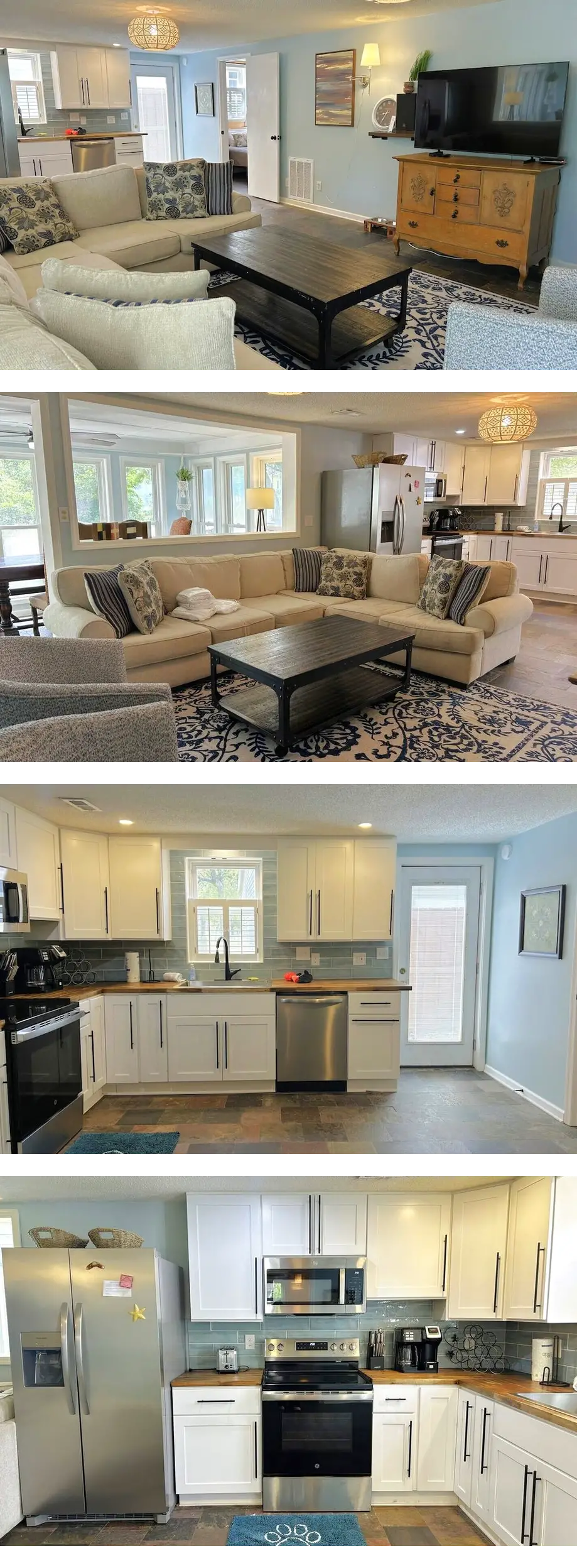 3BR/2BA Home - Walk to Beach, Sunroom, F...