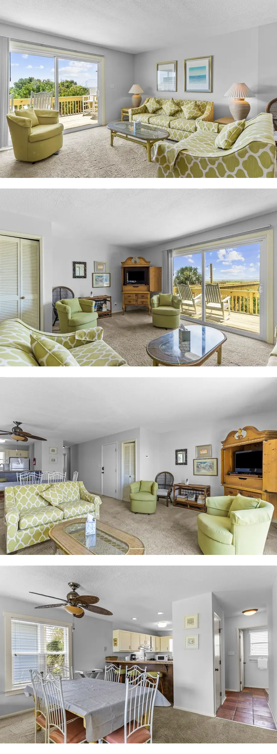 Oceanfront home with WiFi, central AC, w...