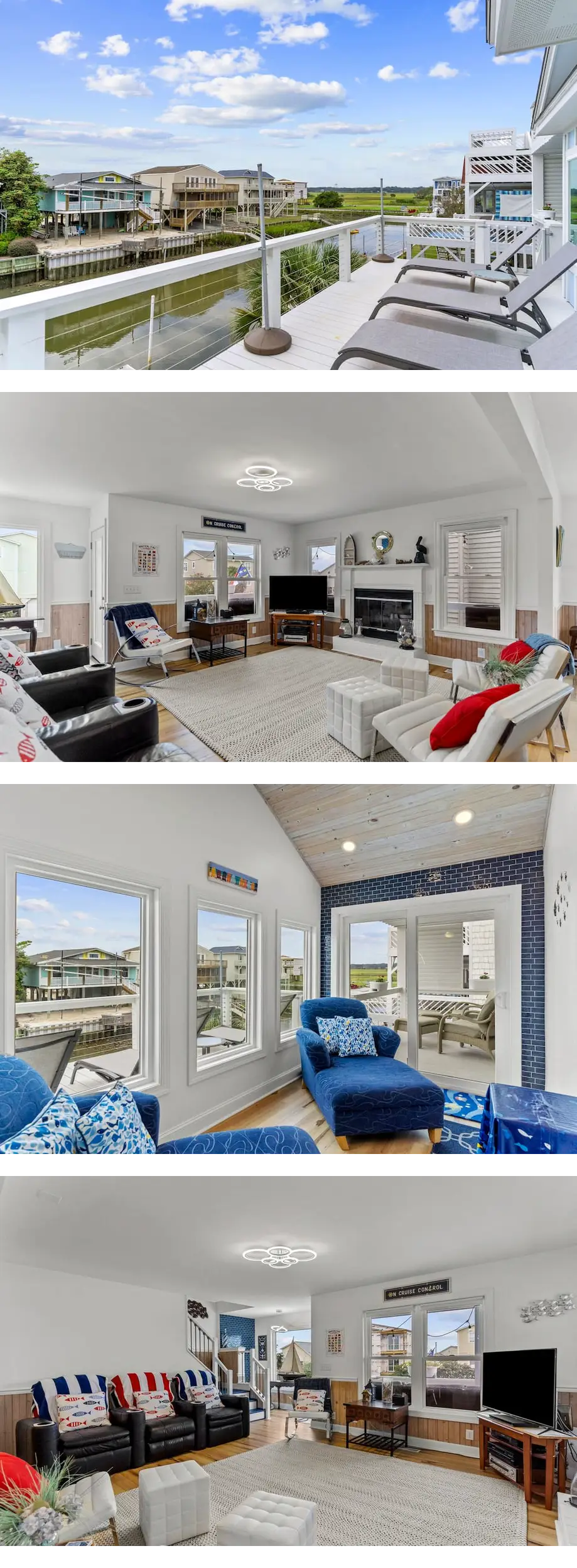 Waterfront home near the ocean with a ba...