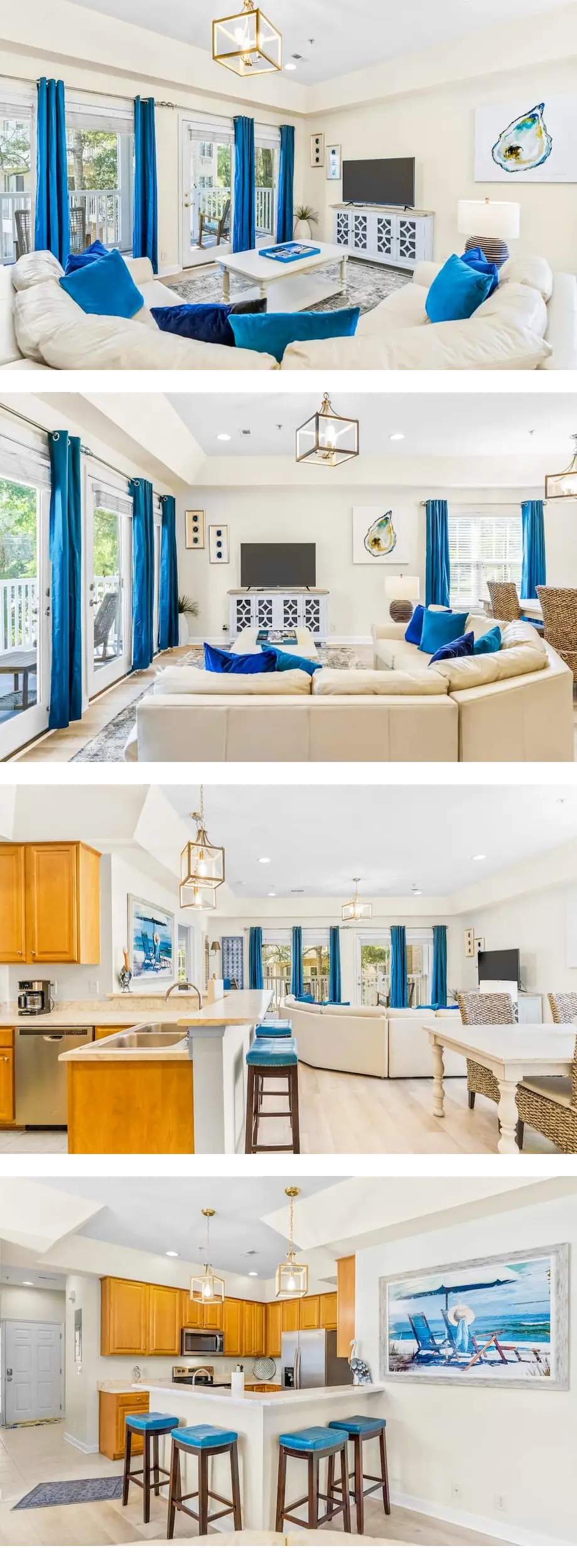 Gorgeous coastal condo with pool & balco...