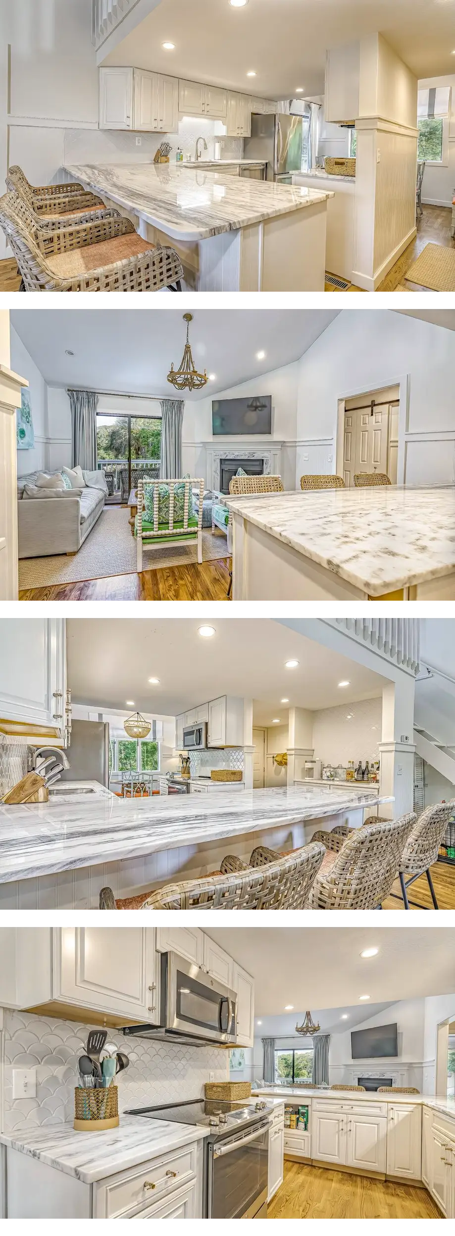 Updated condo with balcony view of the g...