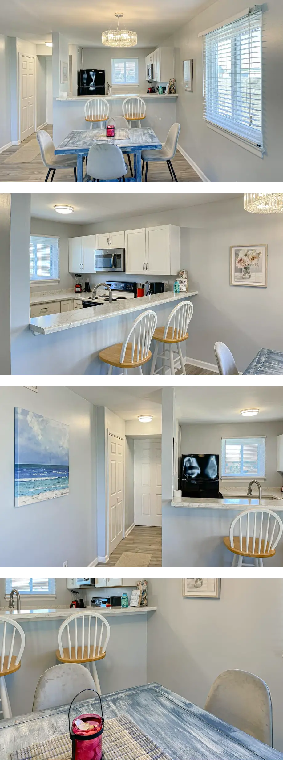 Ocean-view condo near beach with balcony...