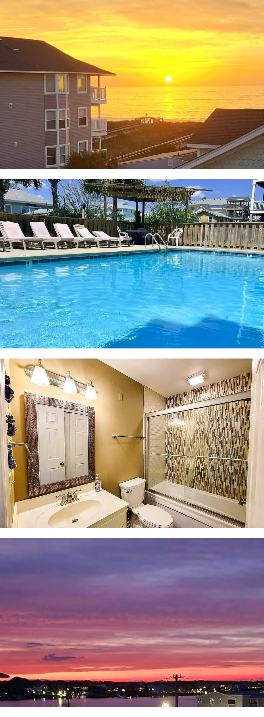 Condo with amazing sunrise and sunset vi...