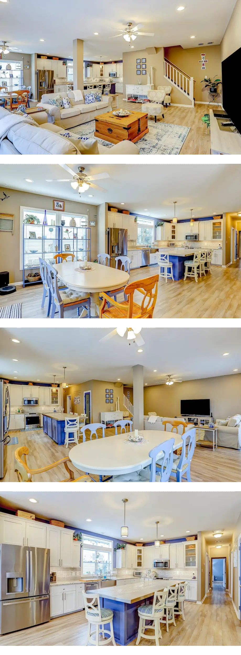 Gorgeous home 4 blocks from beach with c...