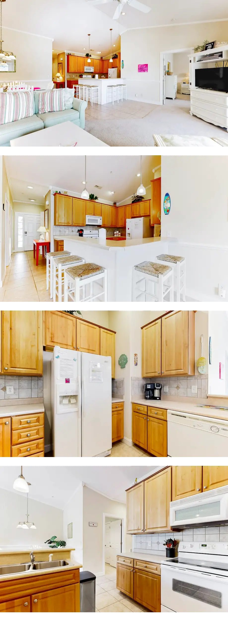 Sunny condo with a pool, balcony, kitche...