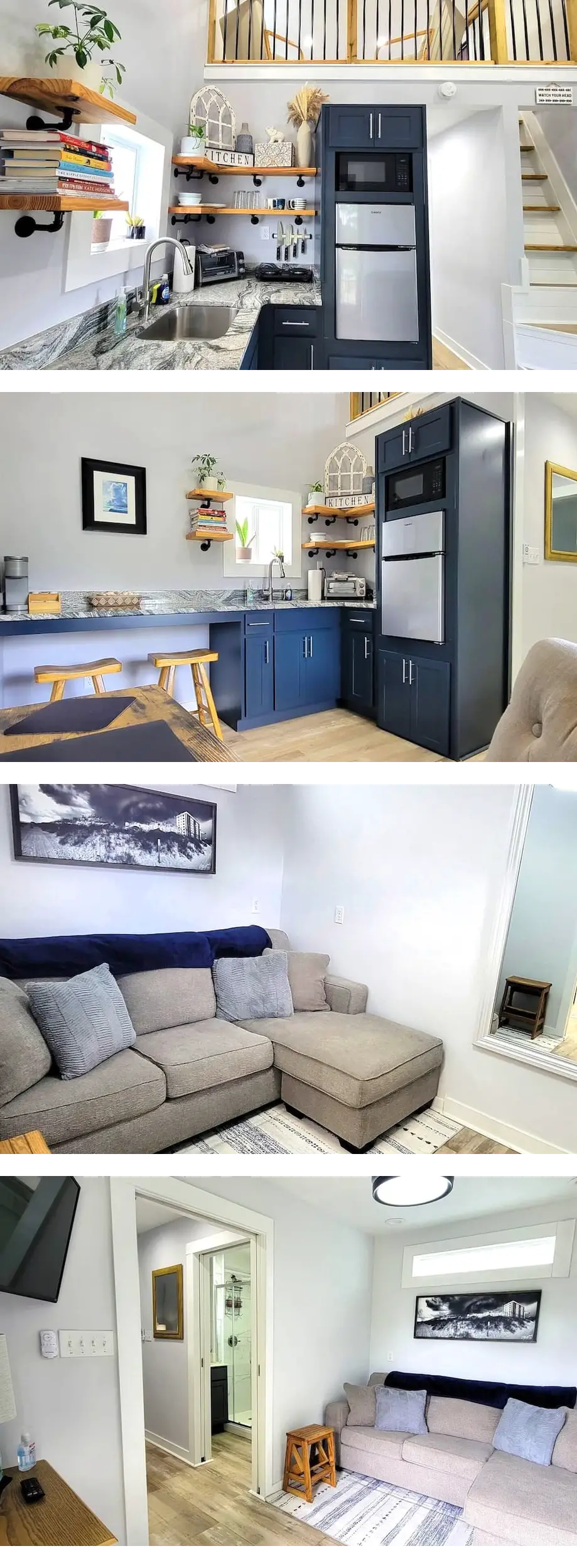 Tiny Home with Loft, Short Drive to WB