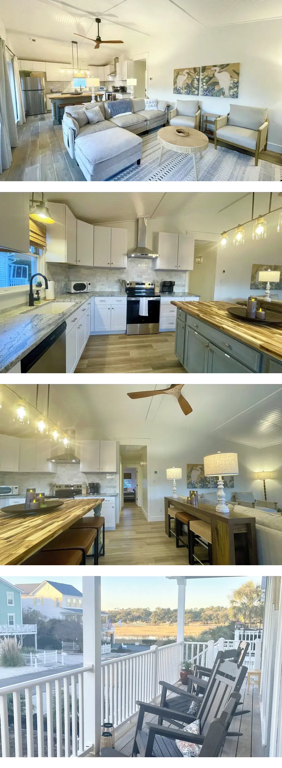 Updated Classic Marsh View Cottage, Shor...