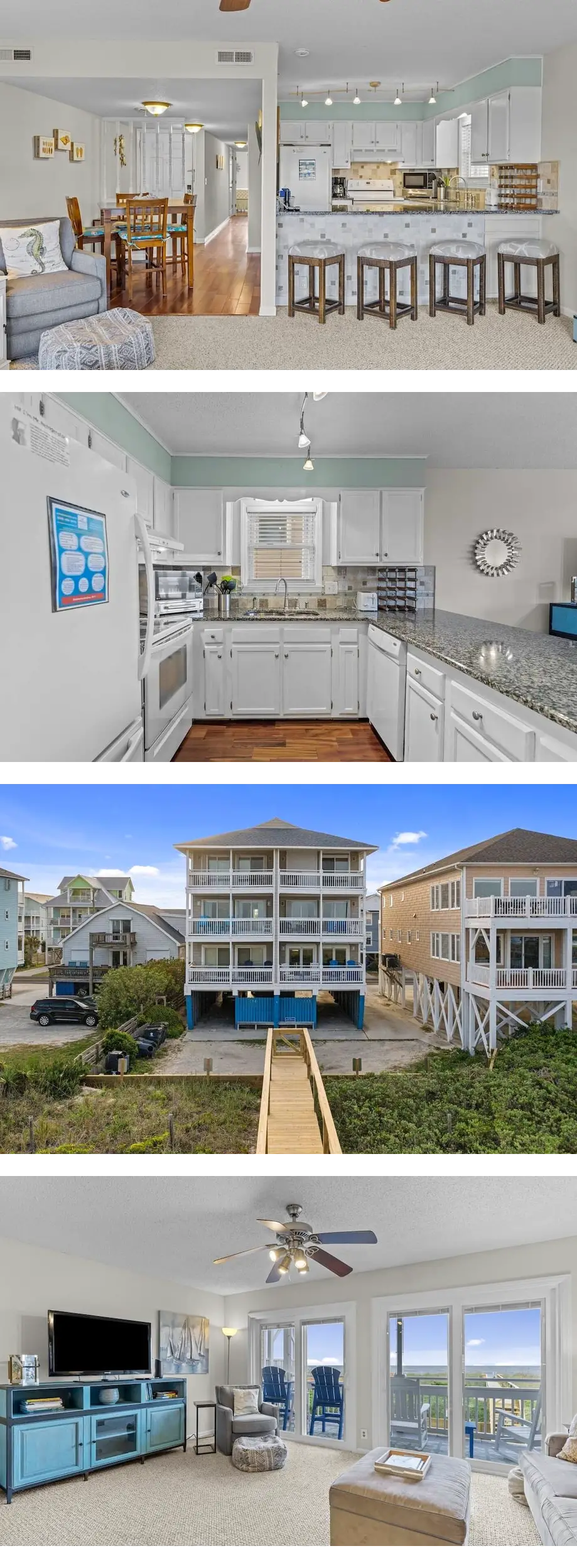 Beachfront Bliss- 2 BDR/2 Bath- Sleeps 6