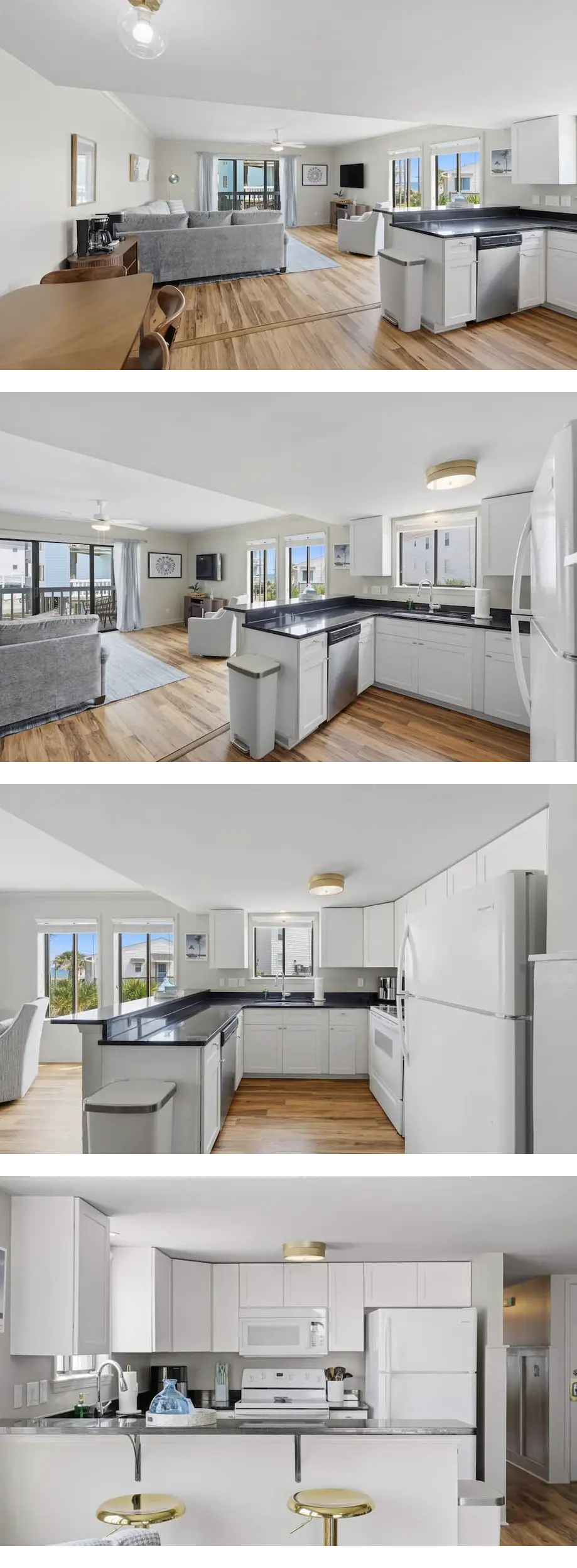Pool View Condo! Large Deck & Steps to B...