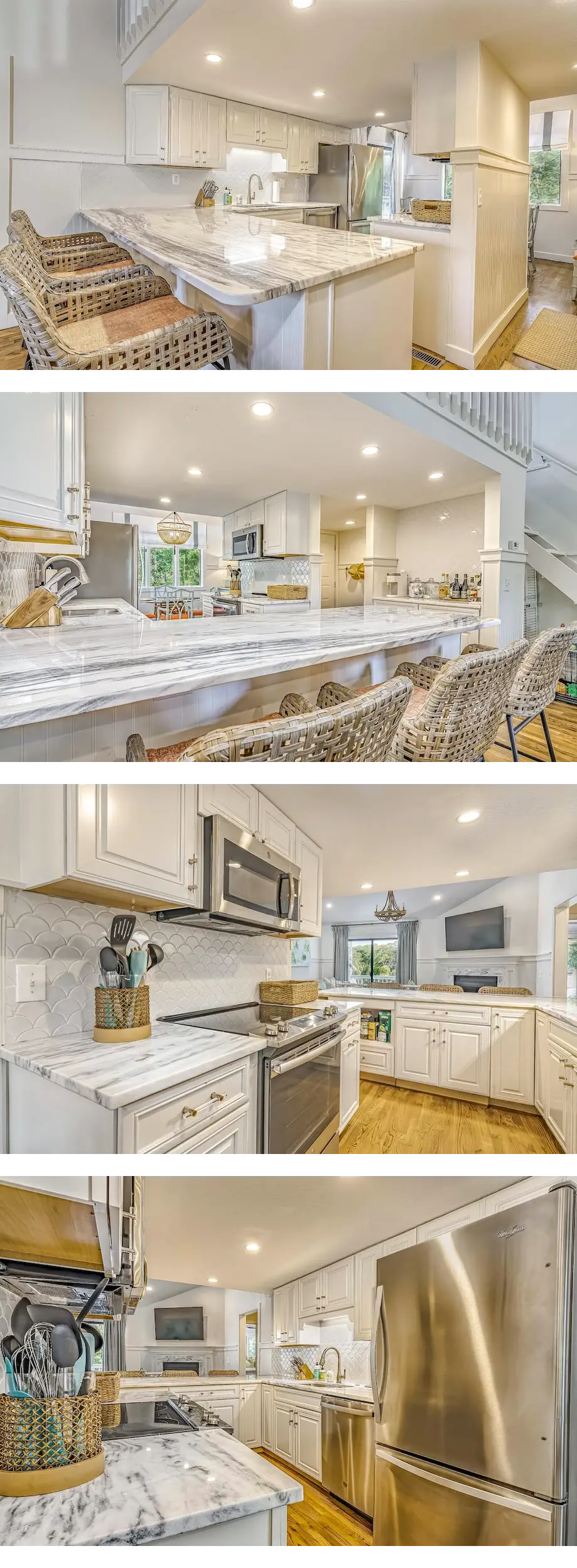 Updated condo with balcony view of the g...